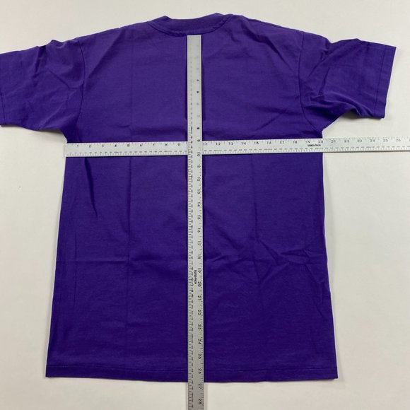 Vintage 1990 Newport Jazz Festival T Shirt Mens Medium Purple 90s Single Stitch - Picture 5 of 7